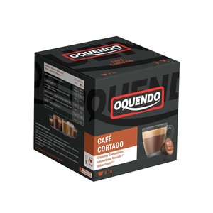 Café en cápsulas cortado 16 uds.