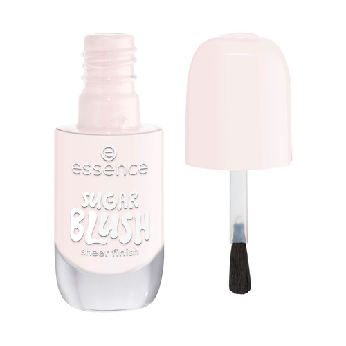 ESSENCE tono 05 Sugar blush rosa claro suave Esmalte de uñas en gel de larga duración.