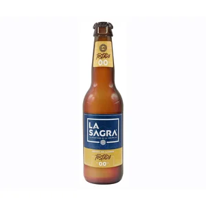LA SAGRA Cerveza 0,0 tostada botella 33 cl.