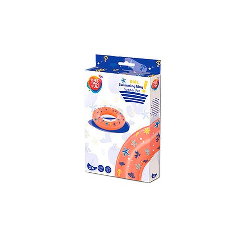 Flotador infantil 46x46x11cm modelos surtidos, ONE TWO FUN ALCAMPO.