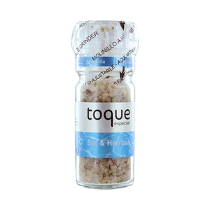 TOQUE Sal con hierbas en molinillo TOQUE frasco de 78 g.