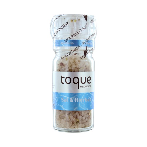 Alcampo TOQUE Sal con hierbas en molinillo TOQUE frasco de 78 g