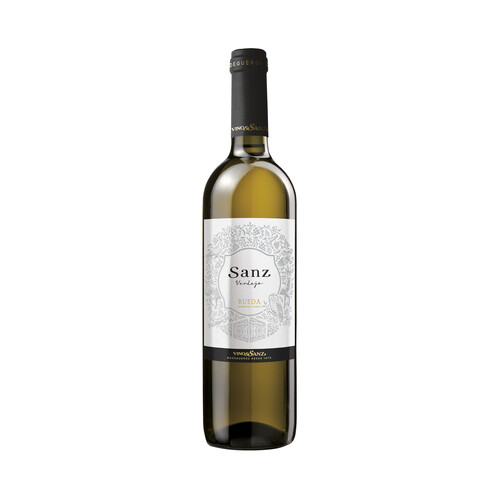 SANZ  Vino blanco verdejo con D.O. Rueda botella de 75 cl.