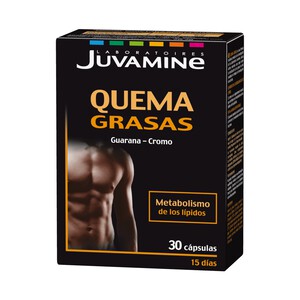 JUVAMINE Quema grasas, complemento alimenticio a base de guaraná y cromo JUVAMINE 30 uds.