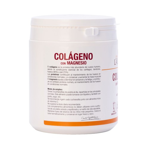 ANA MARIA LAJUSTICIA® Colágeno con magensio en polvo, de fácil disolución y sabor neutro 350 g.