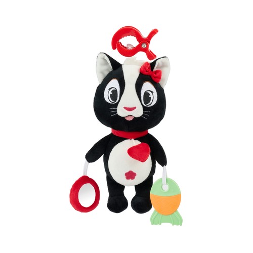 Peluche Bebé Conejo, Gato o Elefante Actividades, juguete para el desarrolllo sensorial, modelos surtidos +0 Meses ONE, TWO FUN Baby