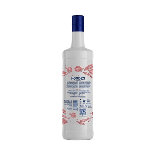 NORDÉS Vermouth rojo elaborado en Galicia botella 1 l.