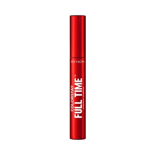 REVLON Colorstay full time tono negro Máscara de pestañas waterproof volumen natural.