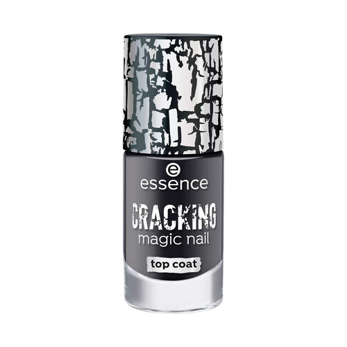 Alcampo ESSENCE Cracking magic tono negro Esmalte top coat con efecto agrietamiento