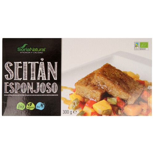 Seitán esponjoso ecológico SORIA NATURAL 300 g.