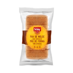 Imagen de SCHÄR Pan de molde sin gluten con cereales SCHÄR 300 g.