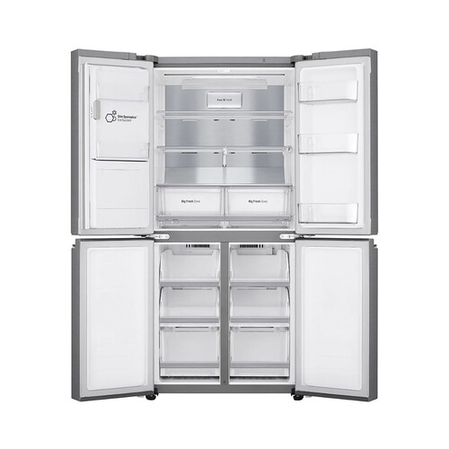 Frigorífico americano LG GML844PZ6F NO FROST, clasificación energética: F, H: 178,7cm, A: 83,6cm, F: 73,5cm, dispensador agua/hielo, capacidad total: 506L.