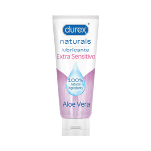 Imagen de DUREX Gel lubricante íntimo con aloe vera DUREX Naturals extra sensitivo 100 ml.