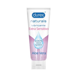 DUREX Gel lubricante íntimo con aloe vera DUREX Naturals extra sensitivo 100 ml.