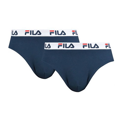 Pack 2 slip FILA, color navy, talla XXL