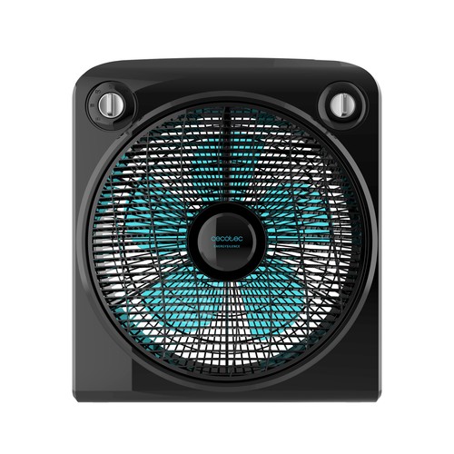 Ventilador de suelo CECOTEC EnergySilence 6000 Power Box Black, 50W, temporizador hasta 120 min, 3 velocidades