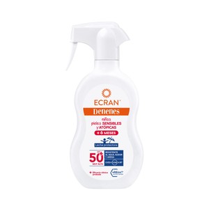 DENENES Protector solar en spray, especial para niños con FPS 50+ (muy alto) 300 ml.