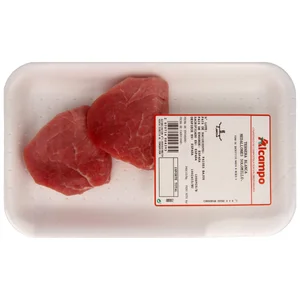 Solomillo de ternera blanca cortado en medallones