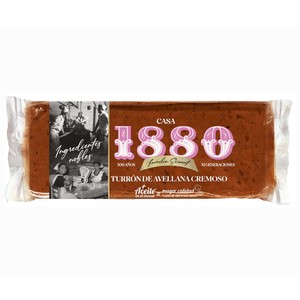 Imagen de 1880 Turrón de avellana y almendra cremoso 230gr