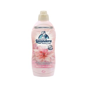 Suavizante talco delicado 900ml 45 lavados.