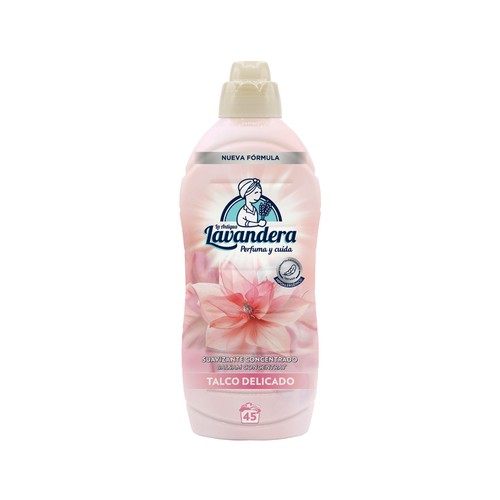 LA ANTIGUA LAVANDERA Suavizante talco delicado 900ml 45 lavados.