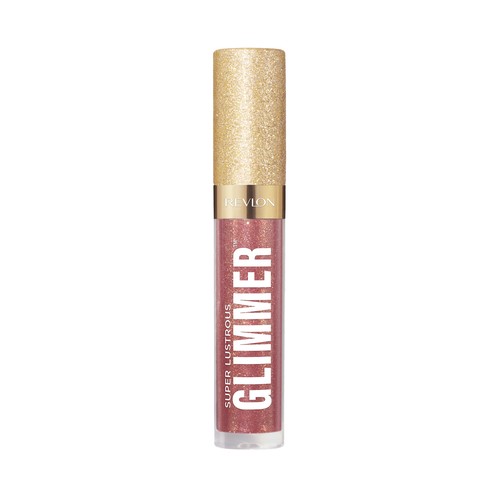 REVLON Super lustrous glimmer tono Glazed almond Brillo de labios con efecto multidimensional.
