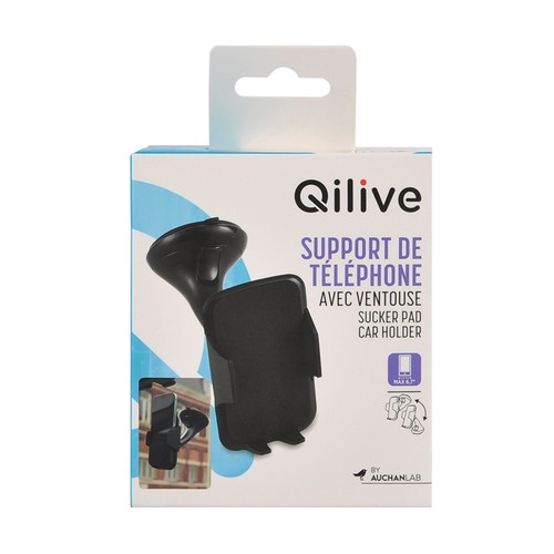 Soporte para teléfono móvil con ventosa QILIVE.