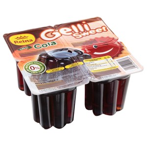Imagen de REINA Gelatina con sabor cola y 0% materia grasa REINA 4 x 100 g.