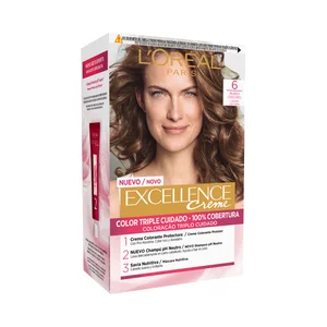 L´ORÉAL PARIS Excellence creme Tinte de pelo permanente tono 6. Rubio oscuro.
