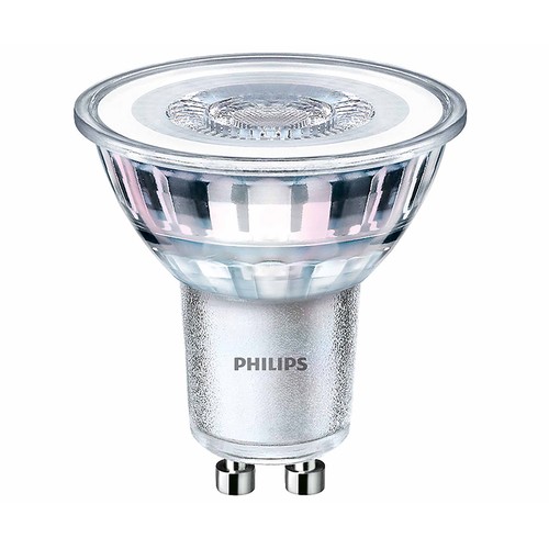 Bombilla Led GU10, 4,6W=50W, luz neutra 4000K, 390lm, PHILIPS.