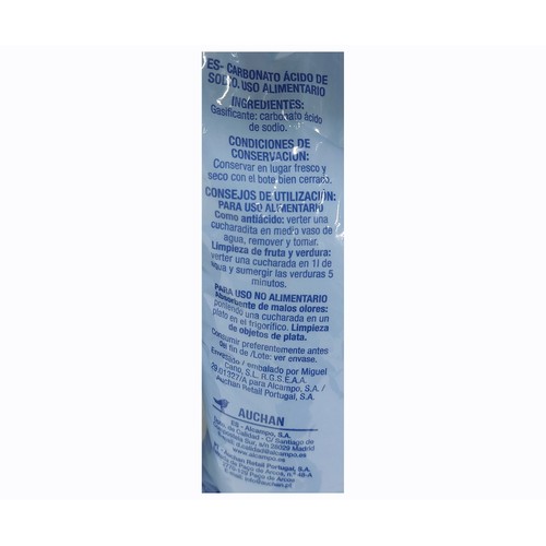 PRODUCTO ALCAMPO Bicarbonato sódico 1 jg.