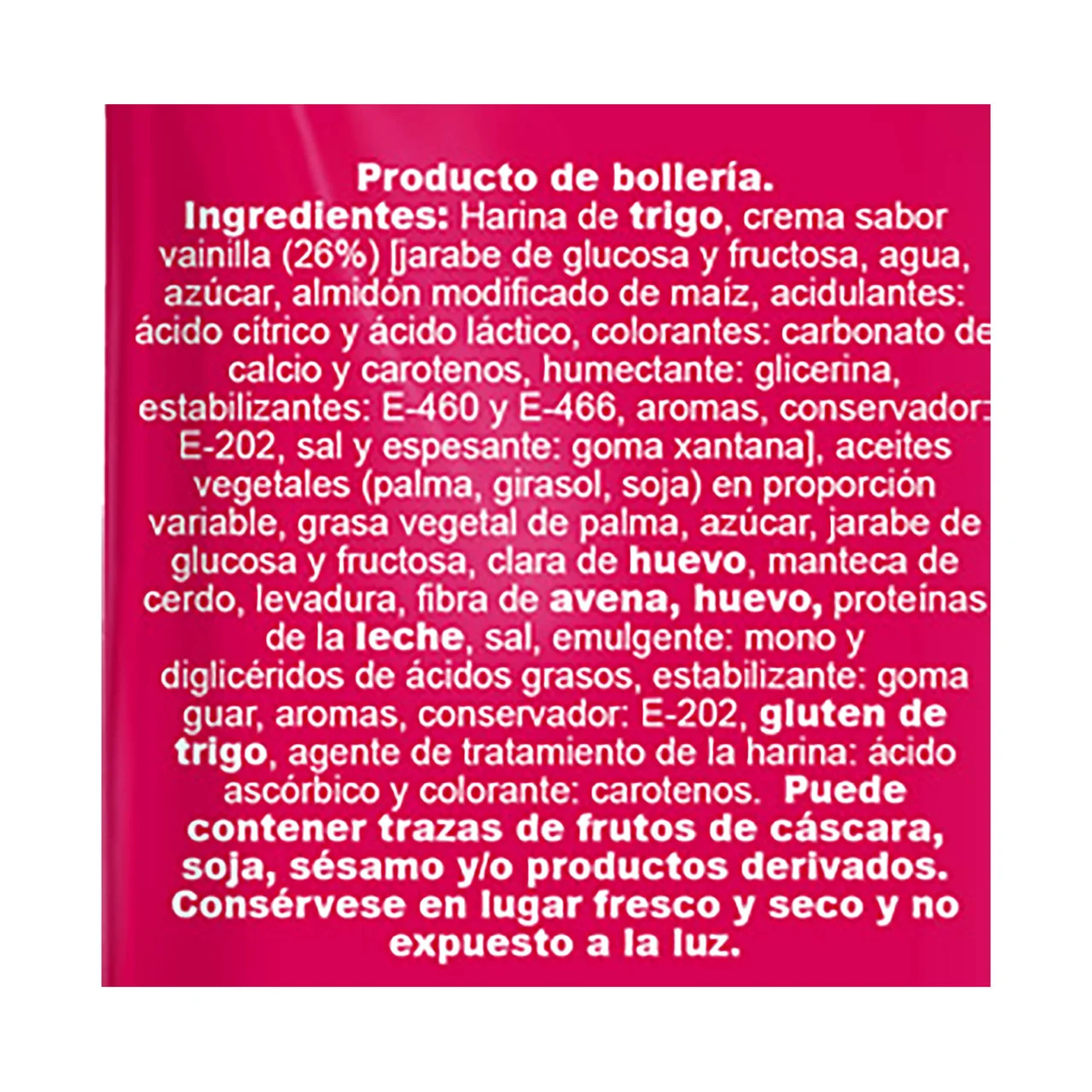 Napolitanas de crema 6 uds x 240 g