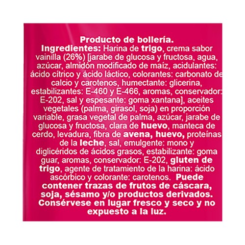 VICKY FOODS Napolitanas de crema 6 uds x 240 g