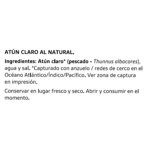 SALVORA Atún claro al natural 3 x 52 gr.