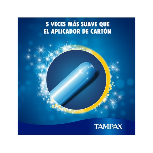 TAMPAX Tampones regular con aplicador TAMPAX Pearl 24 uds