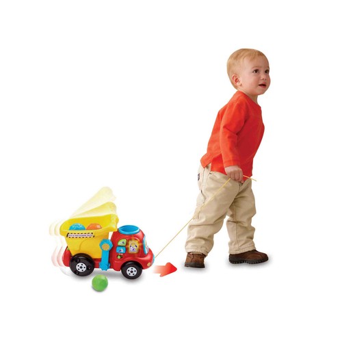 Miguelón el camión Juguete de arrastre encajable VTech Baby. Edad recomendada desde 12-36 meses