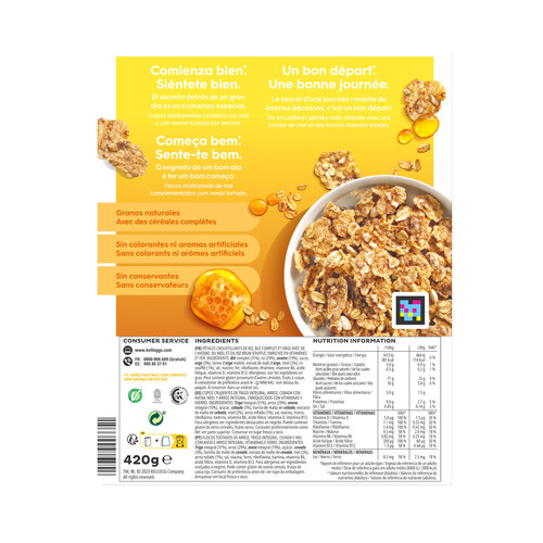 SPECIAL K Cereales con avena y miel SPECIAL´K 420 g.