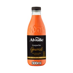 Imagen de ALVALLE Gourmet Gazpacho con almendras marcona, elaborado con ingredientes 100% naturales 900 ml.