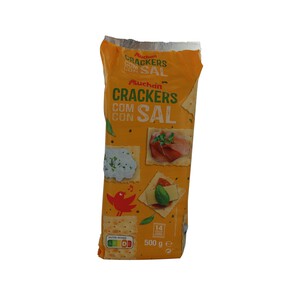 PRODUCTO ALCAMPO crackers con sal PRODUCTO ALCAMPO 500 g.
