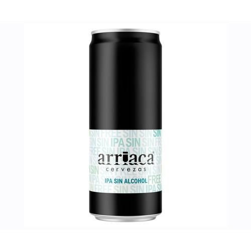 ARRIACA Cerveza ipa sin alcohol lata 33 cl.
