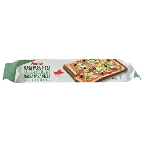 PRODUCTO ALCAMPO Masa para pizza rectangular 385 g.