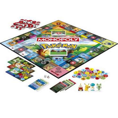 Juego de mesa MONOPOLY edición Pokémon.