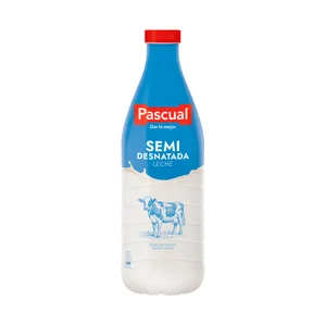 PASCUAL Leche de vaca semidesnatada, de bienestar animal garantizado 1.5 l.