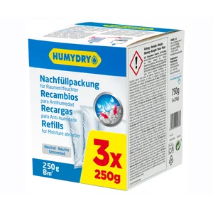 HUMYDRY Recambios Antihumedad aroma neutro 3 x 250 g.