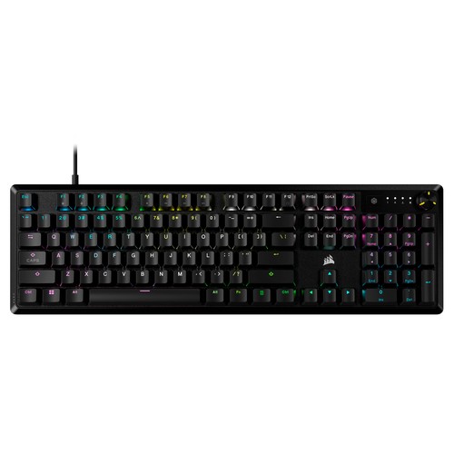 Teclado gaming iluminado CORSAIR K70, cable USB, programable.