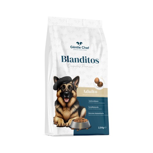 GENTLE CHEF croquetas semihúmedas premium para perros medianos y grandes 2,5 kg.