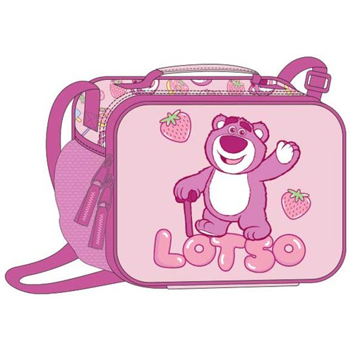 Bolsa portalimentos 20x25x9cm licencia Lotso para transportar comida. ACTUEL