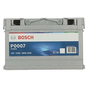 Imagen de Batería de coche 72Ah, arranque 680A, 12V, BOSCH.