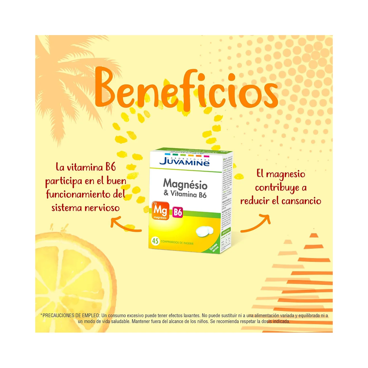 Magnesio + Vitamina B6 45 Comprimidos