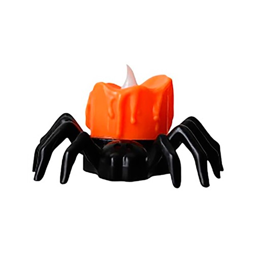 Vela decorativa de araña con luz led, ACTUEL.